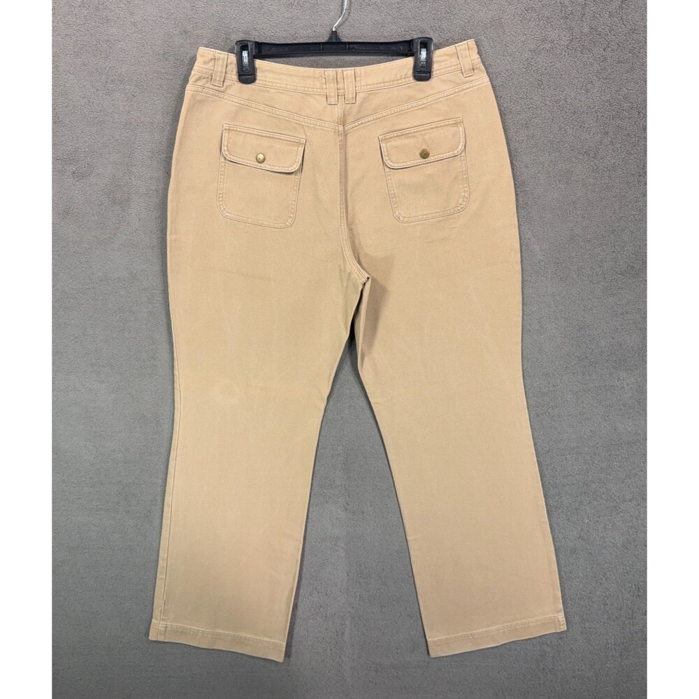 Route 66 Women's Size 16 Pants Lot 2 Pair Khaki Brown Straight Leg Cotton Casual - Picture 10 of 16